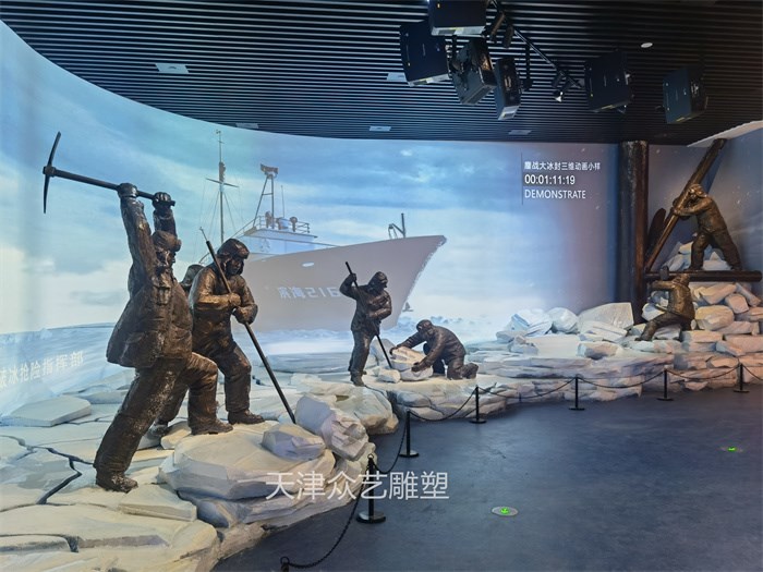天津渤海油博物馆场景雕塑.jpg
